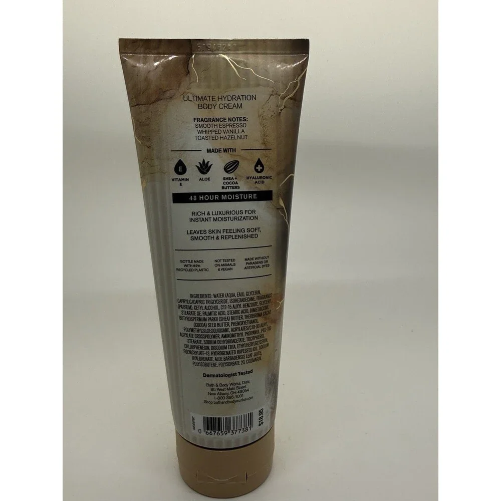 Bath & Body Works VANILLA CAFE BODY CREAM ULTIMATE HYDRATION 8 FLOZ / 226 ML NEW
